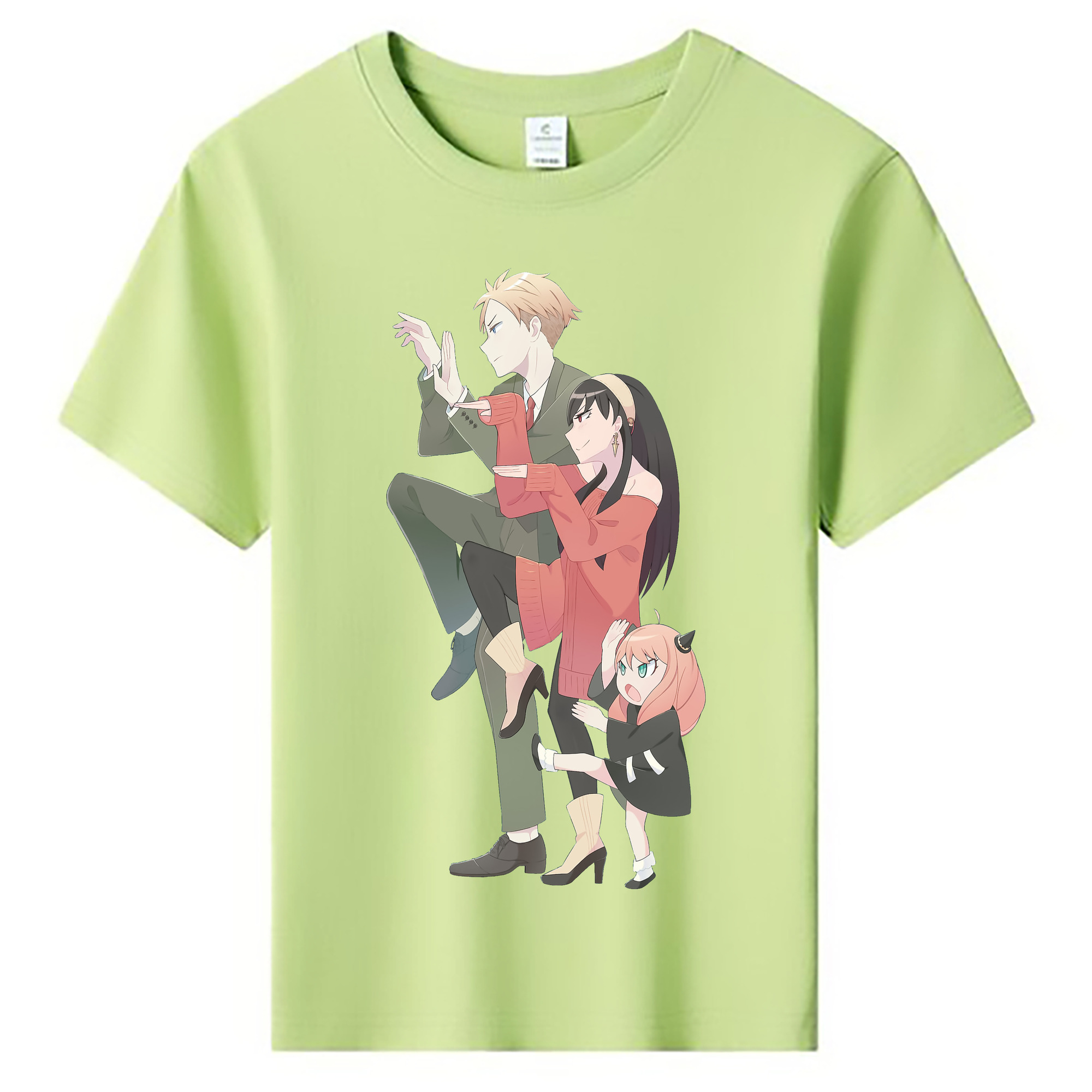 （画像用） SPY×FAMILY间谍家家酒 綿100％キッズTシャツ（フロントプリント）